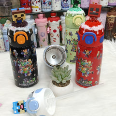 Minecraft Adventure Stainless Steel Water Bottle – 620ml | SUS 316 Insulated Kids Flask