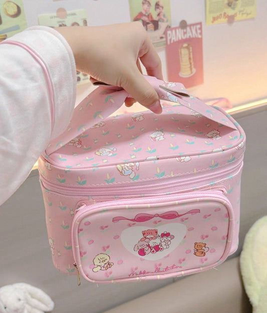 Cute Asthetic Cosmetic Organizers Vanity Bags