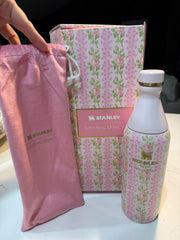 STANLEY X LOVE SHACK FANCY ALL DAY SLIM BOTTLE 16OZ - Original Box Packing - Hot / Cold Long Time 🔥❄