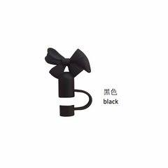 🎀 Bow Shape Silicone Straw Stopper Cover for Tumblers