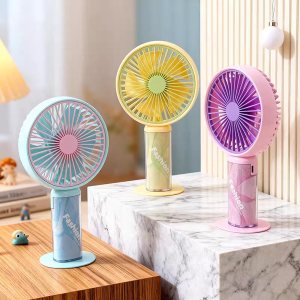 High Speed Large Rechargeable Hand Fans | 3 Speed Modes | Type C Charging