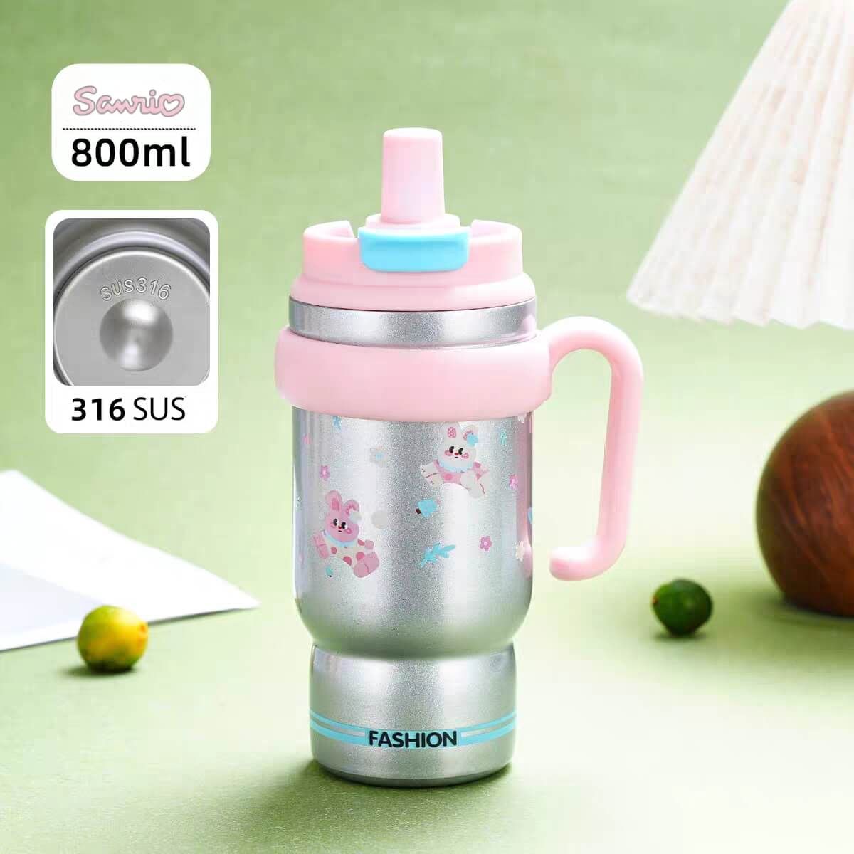 New Dual Drinking Stainless Steel Tumblers | Sus 316 | 800 ml | Hot & Cold