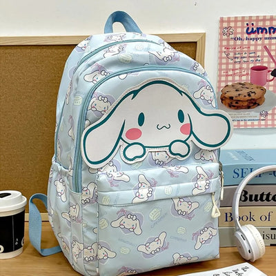( 17 × 12 Inch ) Sanrio Parachute Childrens Backpacks , 2 Zipp Pockets