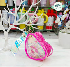 Holographic Mini Coin Pouches Keychains