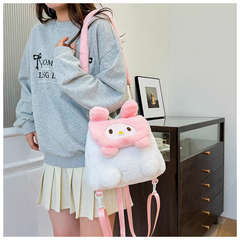 Cute Sanrio Plushes 2 in 1 Girls Backpacks / Bags 🥰