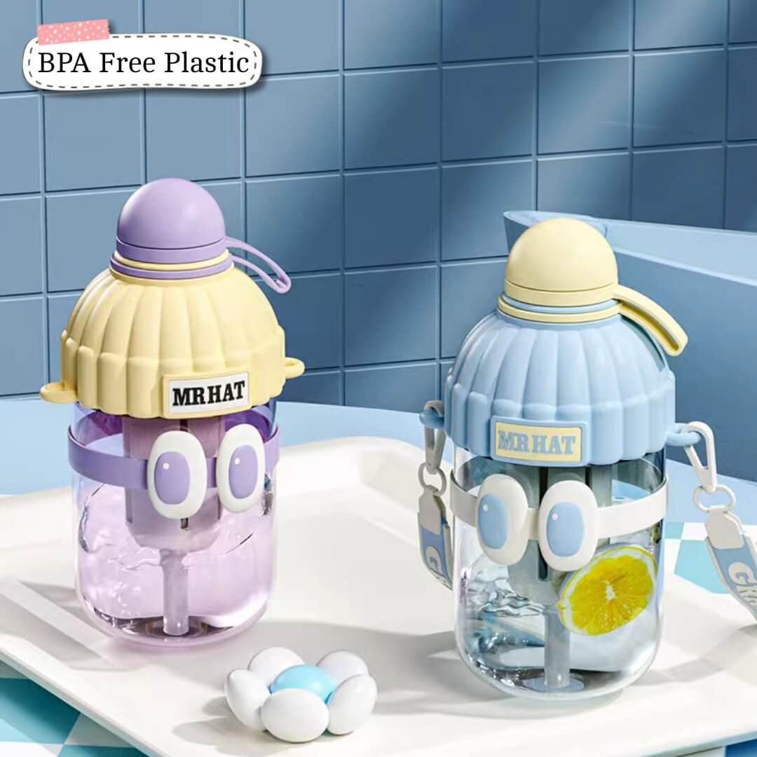 Children's Small Water Bottles - BPA Free Plastic - 500 ml