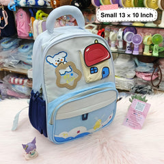 Cute Cartoon Kids Backpack – Small 13 × 10 Inch | Lightweight Everyday Backpack