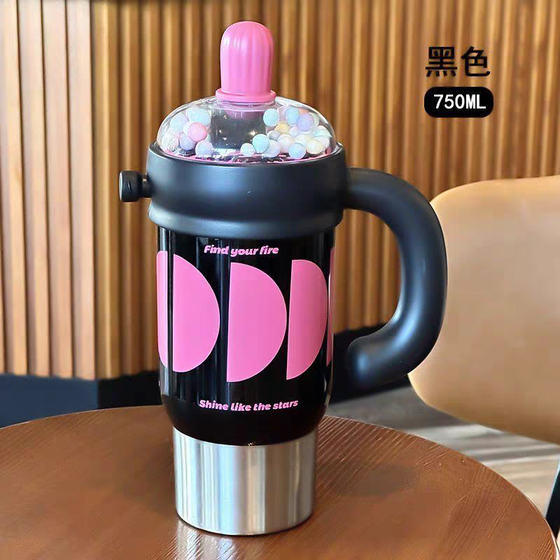 Fancy Stainless Steel Handle Tumblers | Sus 316 | 750 ml Capacity
