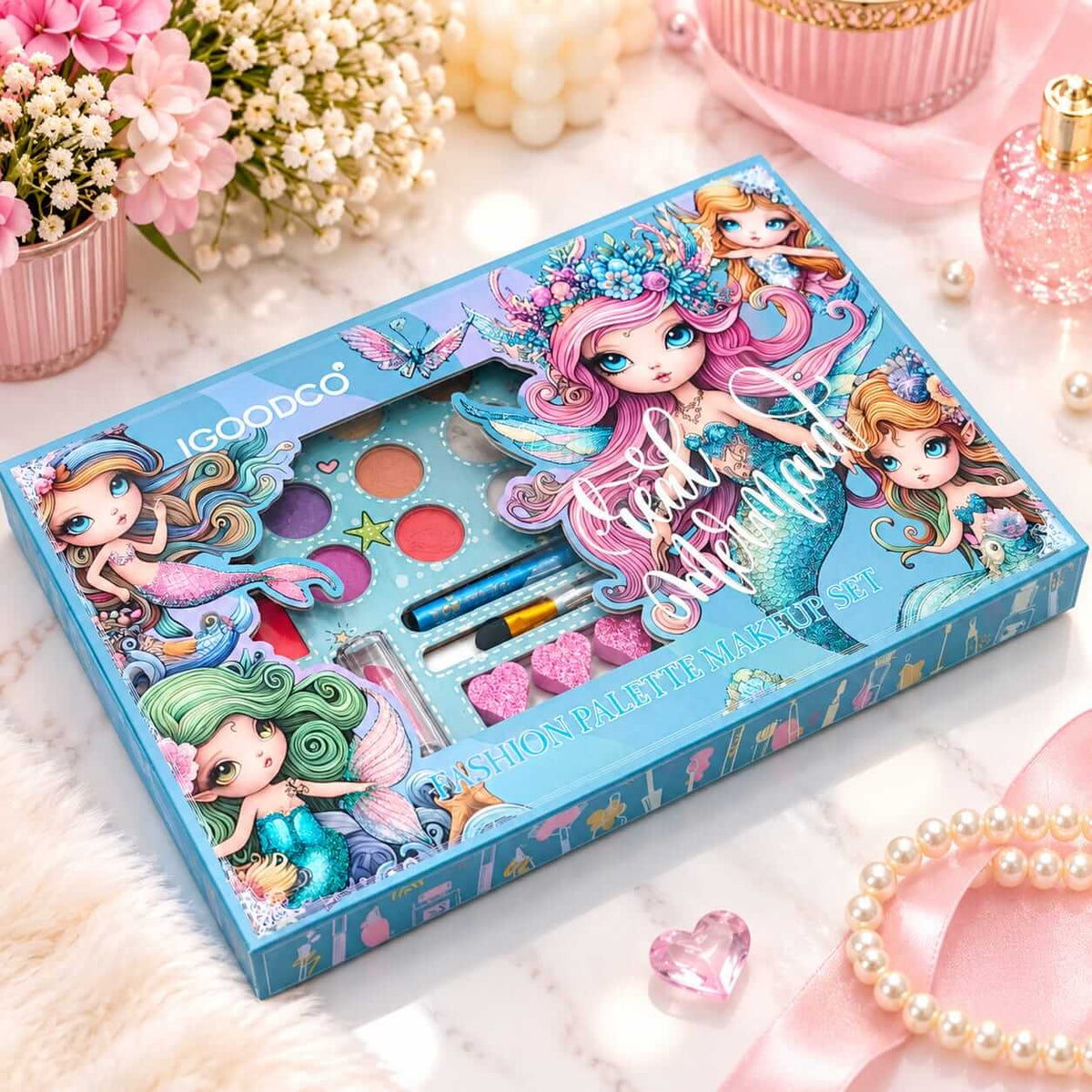 IGOODCO New Mermaid Fashion Palette Makeup Set For Girls