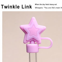 Star Shape Silicone Straw Stopper Cover