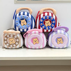 Kids Telephone Shape Hard Shell Mini Backpack – Cute Cartoon Fiber Carry Bag