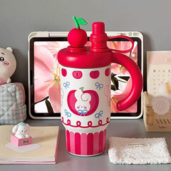 Cute Stainless Steel Tumblers with Handle | Sus 316 | 800 ml