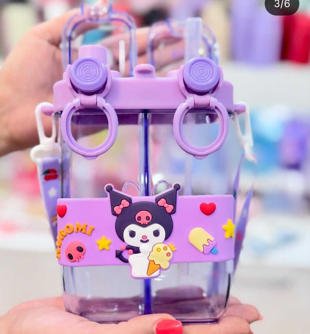 Sanrio Double Compartments Water Bottles For Kids