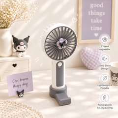 Sanrio Rechargeable Mini Cooling Fans | 3 Speed Mode | 6 Inch | Type C Charging