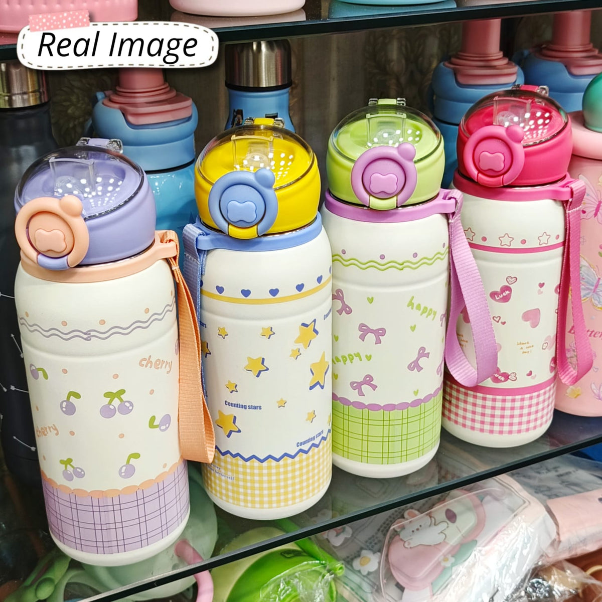Hi Cherry™ Stainless Steel Vaccum Girls Water Bottles | 780 ml | Sus 316 | Hot / Cold ❄🔥