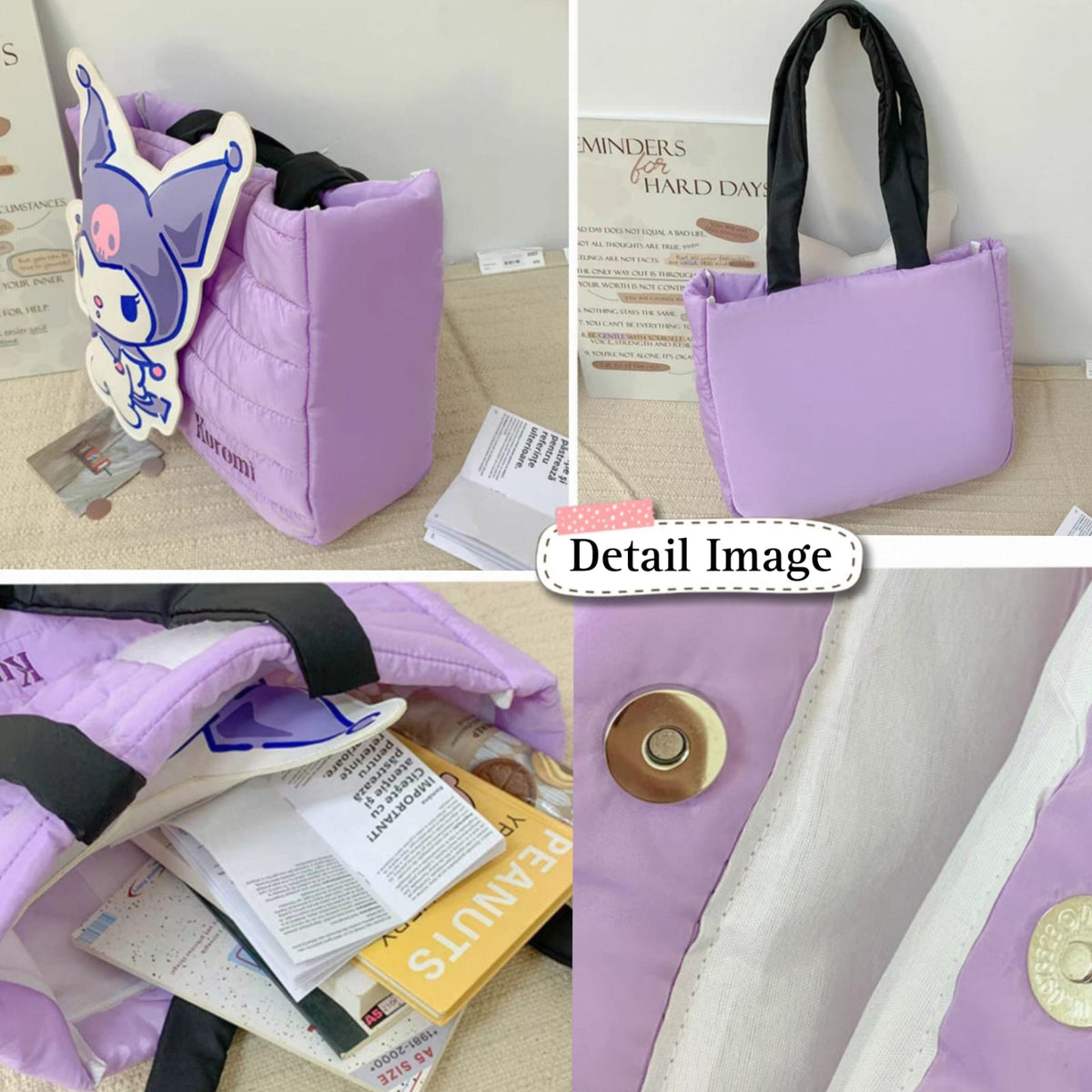 Sanrio Parachute Childrens Traveling Tote Bags