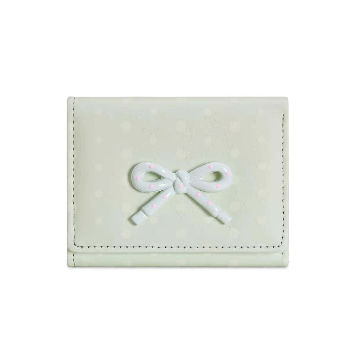 New Bow Cute Mini Card Holder Girls Wallets ( Size 4.5 × 3.5 Inch )