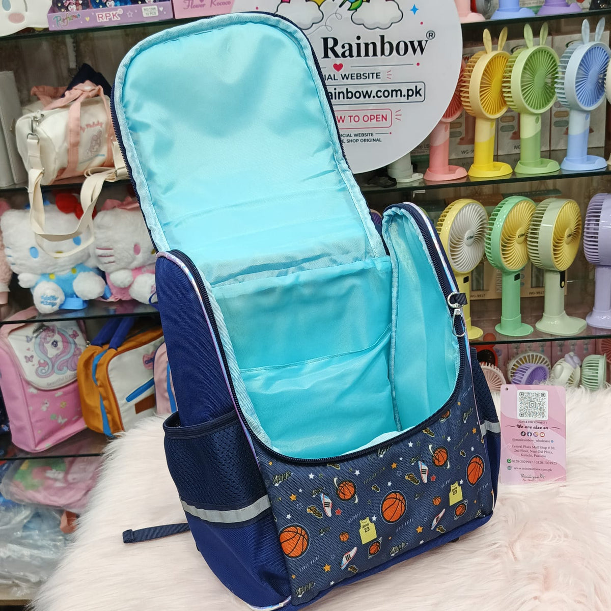 ( 12 × 9 Inch ) Small Size Premium Boys Backpacks 🏀