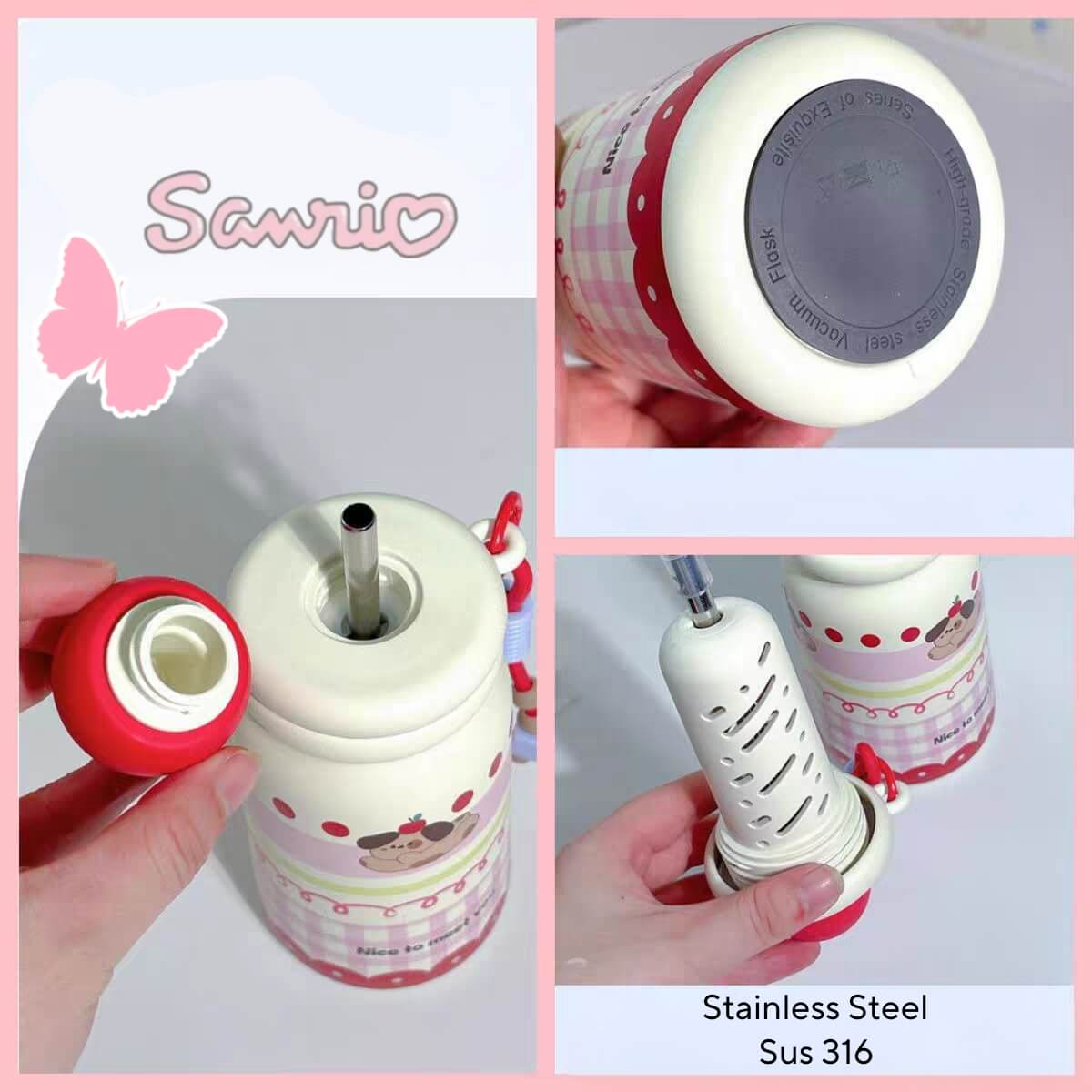 Cute Stainless Steel Kids Flask Bottles – SUS 316 – 500 ml - Hot & Cold !