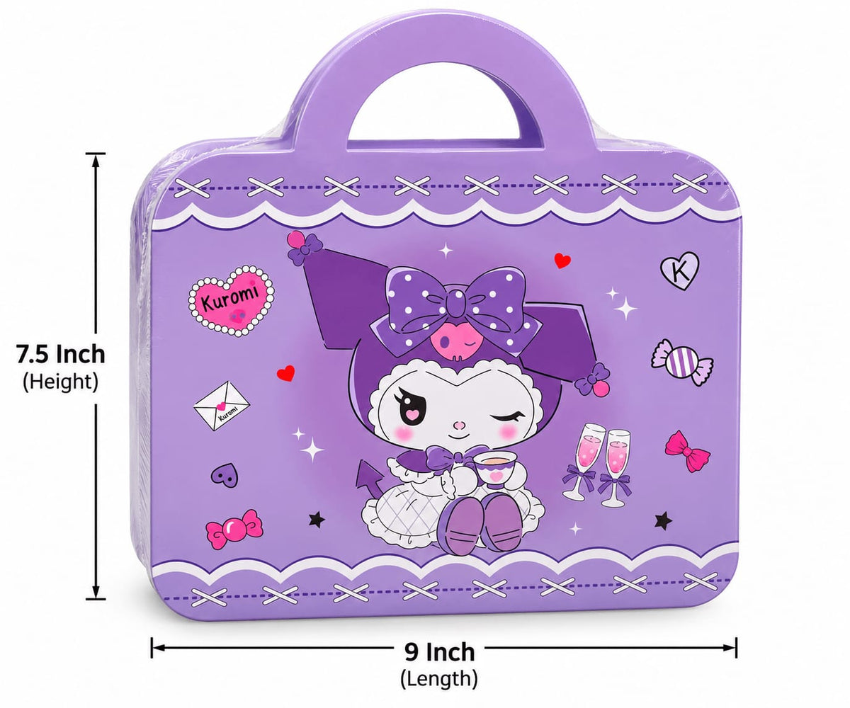 Kuromi Girls Makeup & Beauty Kit Play Set – Cute Handbag Style