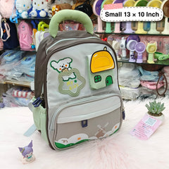 Cute Cartoon Kids Backpack – Small 13 × 10 Inch | Lightweight Everyday Backpack