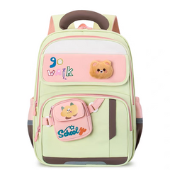 Premium Kids School Backpack with Cute Mini Pouch – 17 Inches | Suitable : Nursery to Class 3