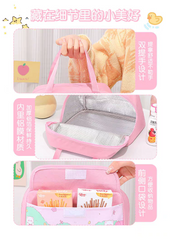 Ccute Thermal Insulated Kids Lunch Bag – Portable Hot & Cold Food Carry Bags