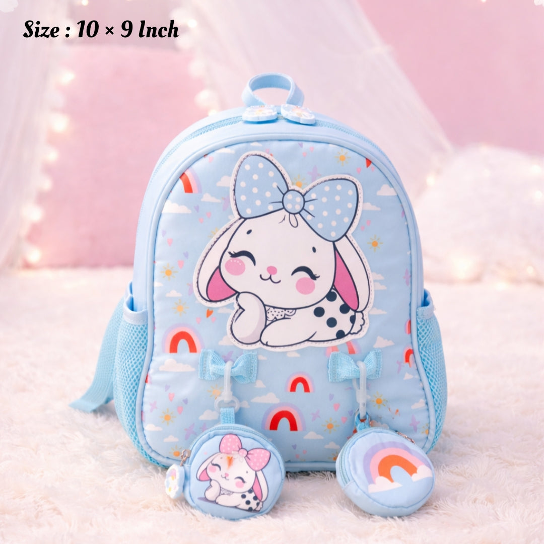 Vest Inspired Girls Pre-School Backpacks Kg to Nursery ( Size : 10 × 9 Inch )