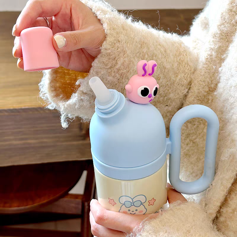 😻 TinyJoy™ Cute Stainless Steel Children's Tumblers Flask - 800 ml - Hot / Cold 🔥❄
