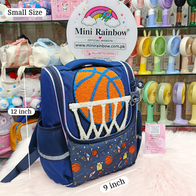 ( 12 × 9 Inch ) Small Size Premium Boys Backpacks 🏀