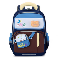 Premium Kids School Backpack with Cute Mini Pouch – 17 Inches | Suitable : Nursery to Class 3